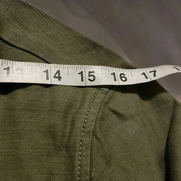 J Crew Utility Jacket Olive Green NWT Women’s Size XXL Cotton Blend Zip Up - Picture 7 of 11